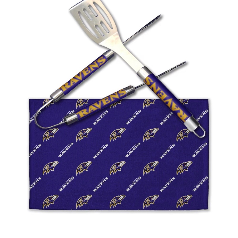 Baltimore Ravens The Northwest Group BBQ Grill Utensil Set